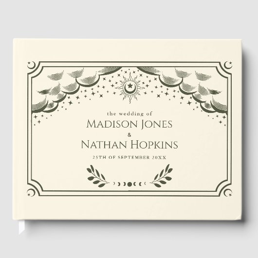 オリーブタロット結婚カードズゲストブック ゲストブック (正面)