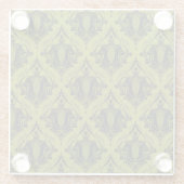 オリーブターキークラウンのガラスコースター ガラスコースター (裏面)