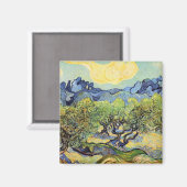 オリーブツリーズウィズアルピルズバイヴィンセントヴァンゴッホ マグネット (正面/裏面)
