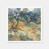 オリーブツリーズバイビンセント・ヴァン・ゴッホ スタンダードカクテルナプキン (正面)