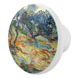 オリーブツリーズバイビンセント・ヴァン・ゴッホ セラミックノブ