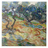 オリーブツリーズバイビンセント・ヴァン・ゴッホ タイル (正面)