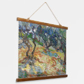 オリーブツリーズバイビンセント・ヴァン・ゴッホ 吊り下げ型タペストリー (傾斜あり)