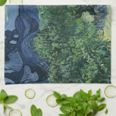 オリーブツリーズバイヴァンゴッホ キッチンタオル (折り畳み)