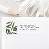 オリーブツリーブランチ |緑の紫 ラベル (インサイチュ)