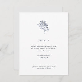 オリーブツリーミニマ結婚リスト詳細 |青 エンクロージャーカード