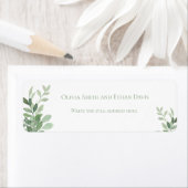 オリーブツリー差出人住所ラベル ラベル (インサイチュ)