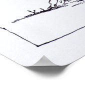 オリーブツリー |フランス南部 ポスター (角)