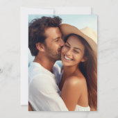 オリーブテーマ写真の結婚式の日付を保存 セーブザデート (裏面)