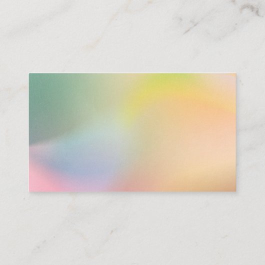 オリーブハートメディア感謝してい挿入ミニ名刺 名刺 (裏面)