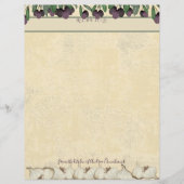 オリーブパーソナライズされたレシピレターヘッド (正面)