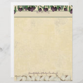 オリーブパーソナライズされたレシピレターヘッド (正面/裏面)