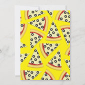 オリーブピザパーティー 招待状 (裏面)