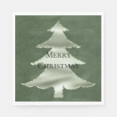 オリーブピスタチオミントグリーンクリスマスツリーのテクスチャ スタンダードランチョンナプキン (正面)