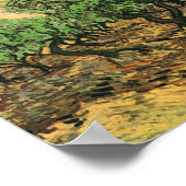 オリーブピッキングバンゴッホファインアート ポスター (角)