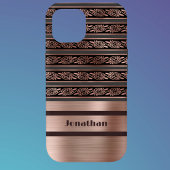 オリーブフェイクレーズンダマスク付き銅バラ金ゴールド Case-Mate iPhoneケース