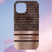 オリーブフェイクレーズンダマスク付き銅バラ金ゴールド Case-Mate iPhoneケース