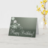 オリーブフローラ「誕生日カード」 カード (黄色い花)