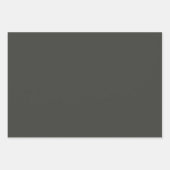 オリーブブラックマットラッピング紙シート ラッピングペーパーシート (正面2)