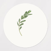 オリーブブランチコレクションステッカー ラベル (デザイン2)