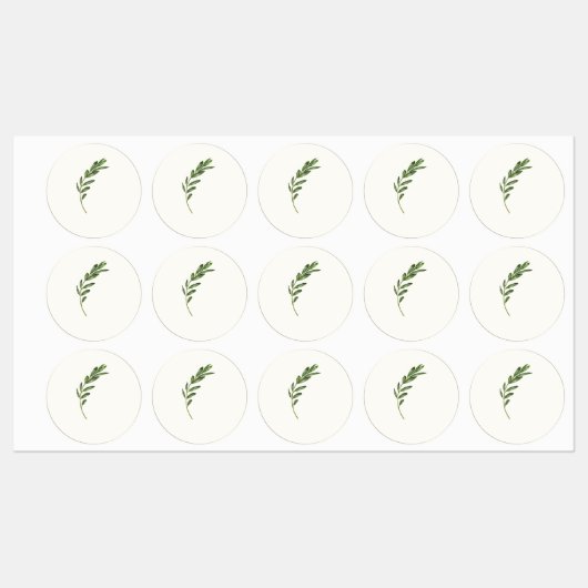 オリーブブランチコレクションステッカー ラベル (シート)