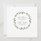 オリーブブランチチュパ結婚ーズ 招待状 (裏面)