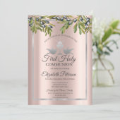 オリーブブランチバラ金ゴールドファーストホーリーコミュニオン 招待状 (スタンド正面)