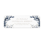 オリーブブランチファミリー葬儀差出人住所 ラベル (正面)