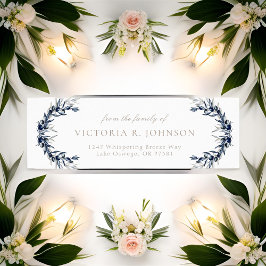 オリーブブランチファミリー葬儀差出人住所 ラベル