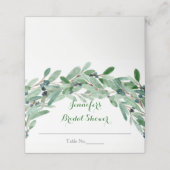 オリーブブランチフローラブライダルシャワー プレイスカード (外部開封)