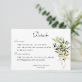 オリーブブランチブケ結婚ッツ詳細 エンクロージャーカード (スタンド正面)