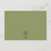 オリーブブランチブケ結婚ッツ詳細 エンクロージャーカード (裏面)