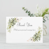 オリーブブランチブケ結婚ッツ サンキューカード (スタンド正面)
