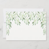 オリーブブランチブライダルシャワーの招待 招待状 (裏面)