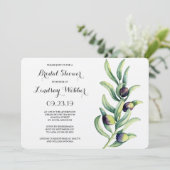 オリーブブランチブライダルシャワー 招待状 (スタンド正面)