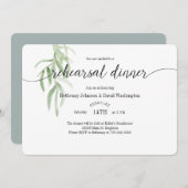 オリーブブランチリハーサルディナー招待状 招待状 (正面/裏面)