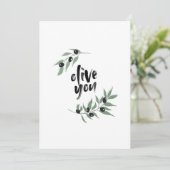 オリーブブランチリースオリーブユー | Love you card (スタンド正面)