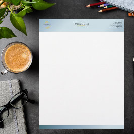 オリーブブランチリースプロフェッショナルミニマモダンリスト レターヘッド