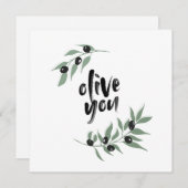 オリーブブランチリース愛してる | olive you card (正面/裏面)