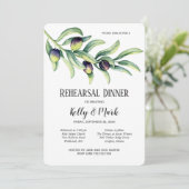 オリーブブランチワイナリーリハーサルディナー 招待状 (スタンド正面)