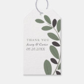 オリーブブランチ地中海のサンキュー結婚ズ ギフトタグ (正面)