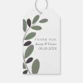 オリーブブランチ地中海のサンキュー結婚ズ ギフトタグ (裏面)