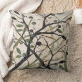 オリーブブランチ抽象芸術アート クッション (ブランケット)