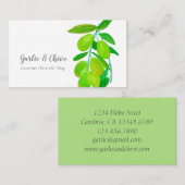 オリーブブランチ植物樹園 名刺 (正面/裏面)