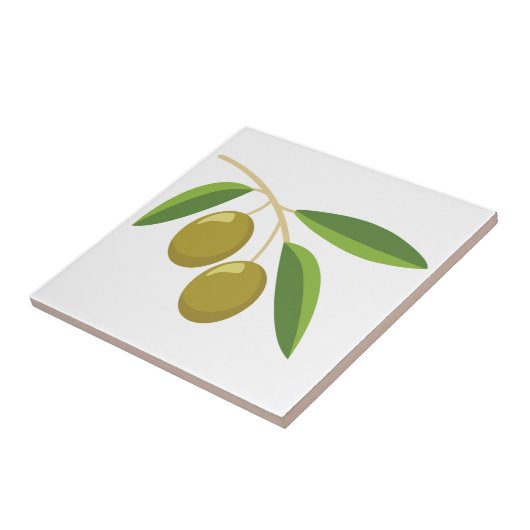 オリーブブランチ タイル (側面)