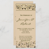 オリーブブランチ:トスカーナTouch結婚式 プログラム (正面/裏面)