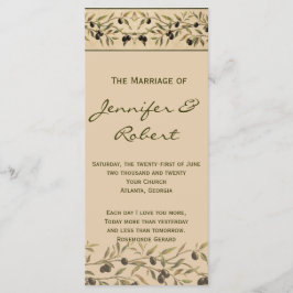 オリーブブランチ：トスカーナTouch結婚式 プログラム