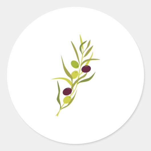 オリーブブランチ ラウンドシール (正面)