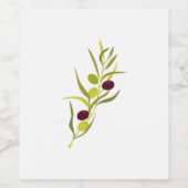 オリーブブランチ ワインラベル (シングルラベル)