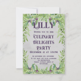 オリーブブランチ 招待状